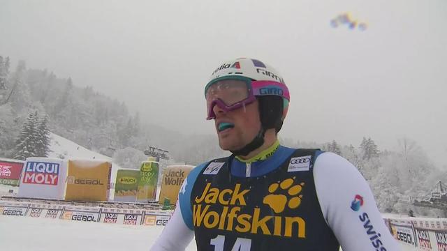 Kranjska Gora (SLO), slalom messieurs, 2e manche: Daniel Yule (SUI)