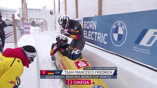 St-Moritz (SUI), bob à 4: victoire de l'équipe de Francisco Friedrich (GER)