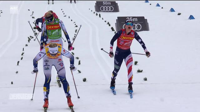 Ski nordique, Val Müstair (SUI), Mass Start dames: Linn Svahn (SUE) s'impose, Nadine Fähndrich (SUI) 13e