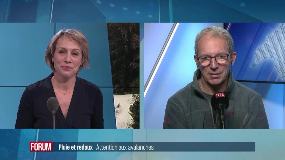 Le risque d’avalanche est élevé suite aux températures douces de fin d’année: interview de Robert Bolognesi