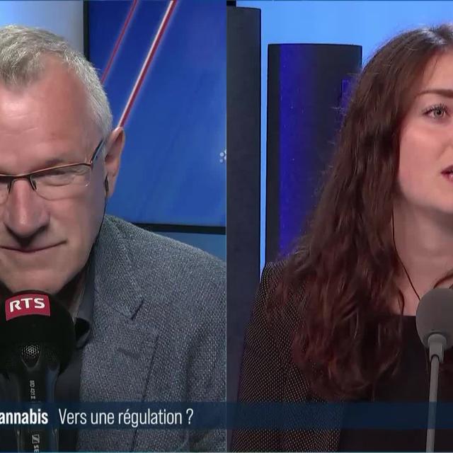 Le Parlement doit-il dépénaliser le cannabis? Débat entre Benjamin Roduit et Léonore Porchet (vidéo)