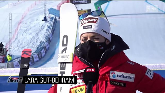 Ski: Lara Gut-Behrami à l'interview après son titre en super-G