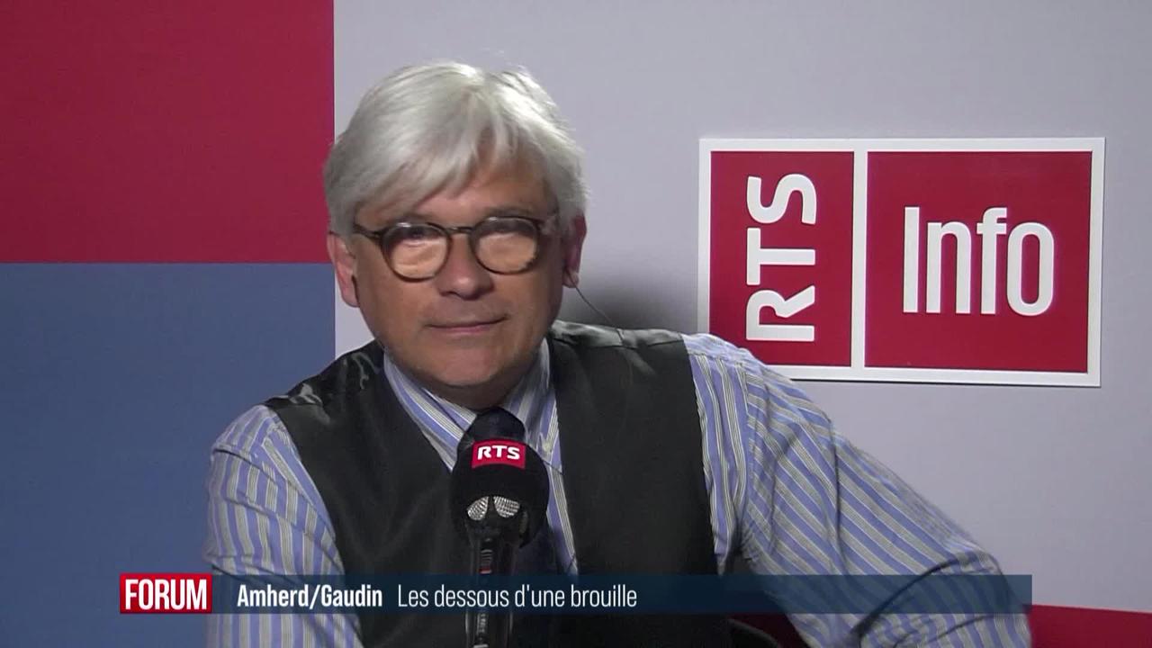 Le départ du chef du SRC Philippe Gaudin dû à une mésentente avec Viola Ahmerd