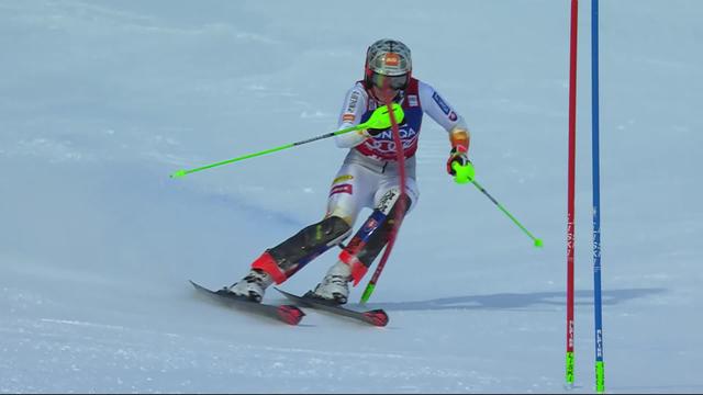 Lienz (AUT), slalom dames, 1re manche: P. Vlhova (SLO) mène les débats