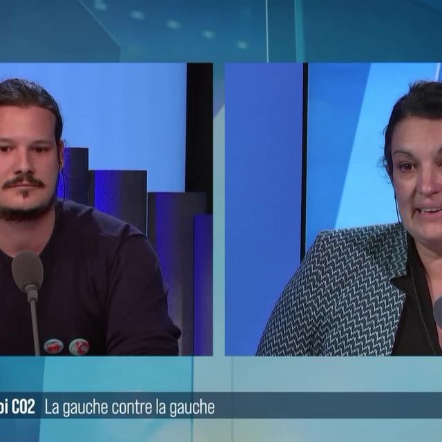 La Loi CO2 divise la gauche : débat entre Delphine Klopfenstein-Broggini et Steven Tamburini