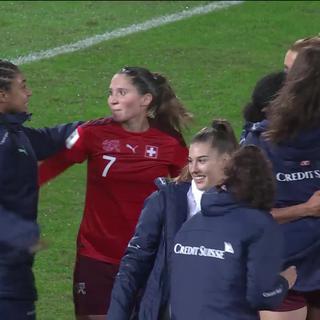 Football, Quallifs Coupe du monde féminine: Italie - Suisse (1-2)