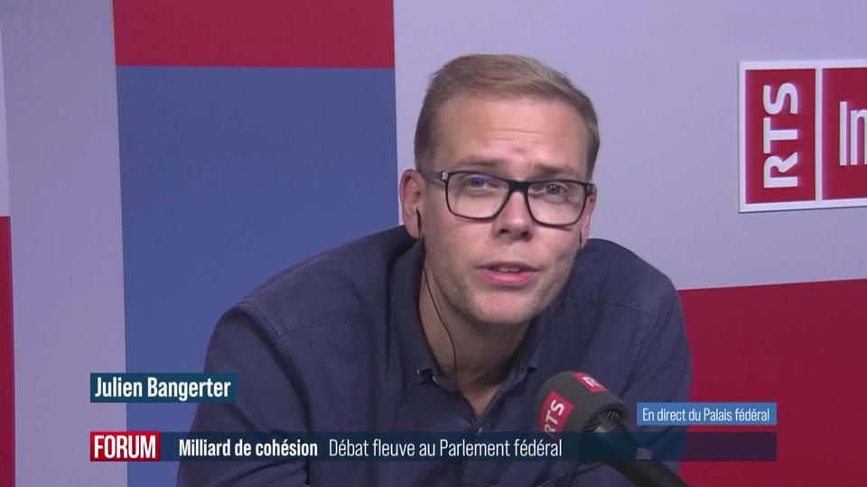 Le Conseil national débat ce soir du milliard de cohésion pour l'Union européenne