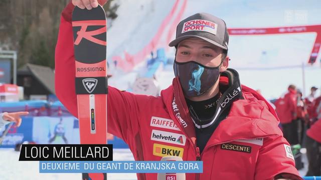 Ski - Loïc Meillard: Cette course d'aujourd'hui me donne confiance