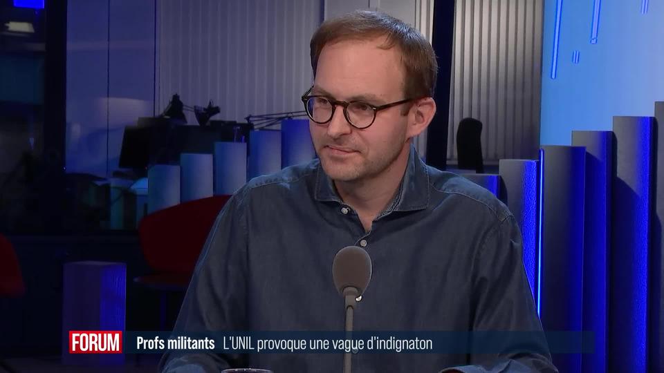 La volonté d'encadrer la parole militante des professeurs à l'UNIL fait réagir (vidéo)