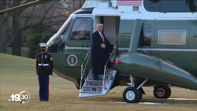 Trump a boudé l'investiture et s'est envolé pour la Floride.