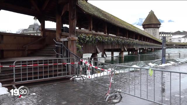 A Berne, Schaffhouse et Lucerne, aux abords des lacs et des rivières l'eau a provoqué des inondations