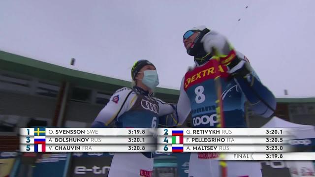 Val di Fiemme (ITA), finale sprint messieurs: Oskar Svensson (SWE) est le plus rapide