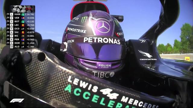 GP d’Espagne (#4), Q3: la pole revient à Lewis Hamilton (GBR)