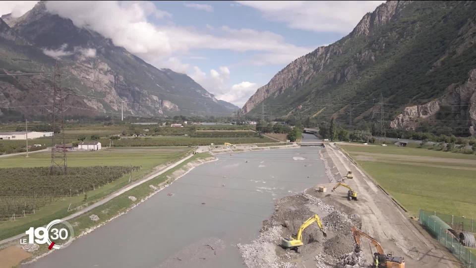 En Suisse, après les fortes intempéries, il est urgent de sécuriser les cours d'eau pour éviter les inondations