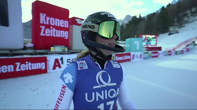 Lienz (AUT), slalom dames, 1re manche: C. Rast (SUI) en grande forme