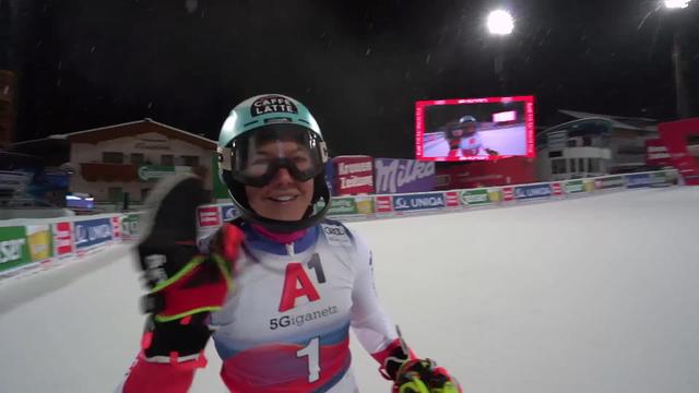 Flachau (AUT), slalom dames, 1re manche: Wendy Holdener (SUI)