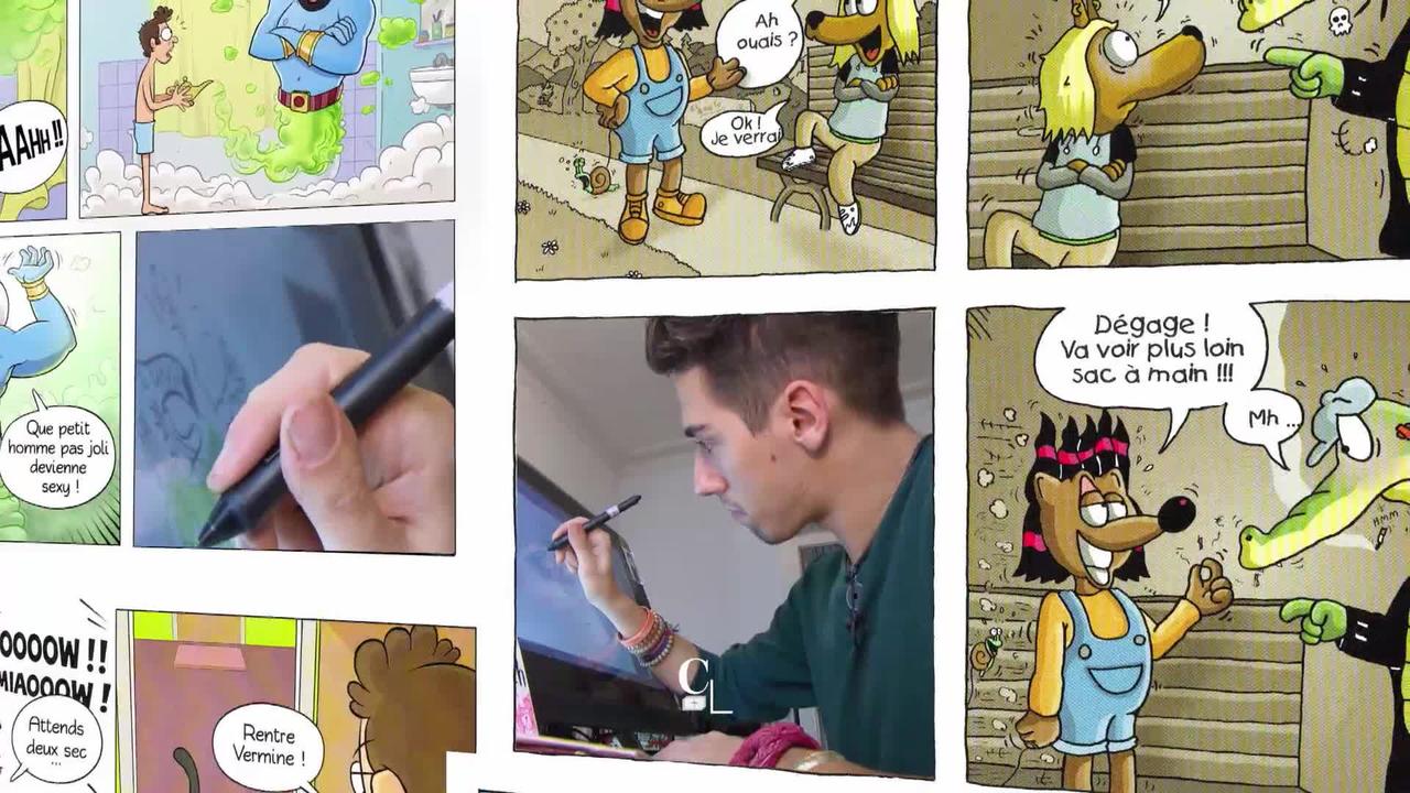 La passion de toujours d'un dessinateur de BD fribourgeois qui se lance aujourd'hui dans l'animation