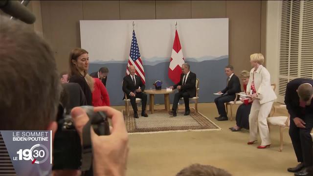 Rencontre au plus haut niveau entre la Suisse et les États-Unis à la veille du sommet entre Joe Biden et Vladimir Poutine.