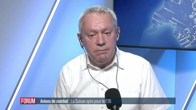 Nouvel avion de combat américain F-35 pour la Suisse: analyse de Pierre-Alain Fridez