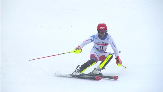 Chamonix (FRA), slalom messieurs, 1re manche: Loïc Meillard (SUI)