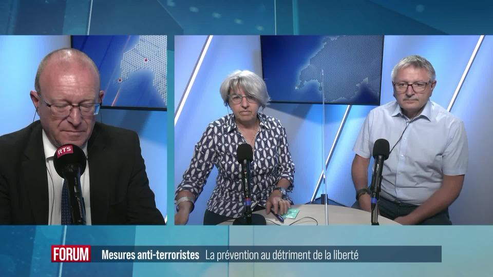 La prévention plébiscitée dans la lutte anti-terroriste : interview de Jean-Luc Addor, Charles Juillard, et Elisabeth Baume-Schneider