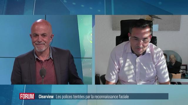 Quel risque avec les logiciels de reconnaissance faciale utilisés par la police? Interview de Sébastien Fanti