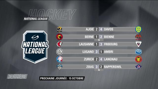 Hockey, National League: résultats et classement