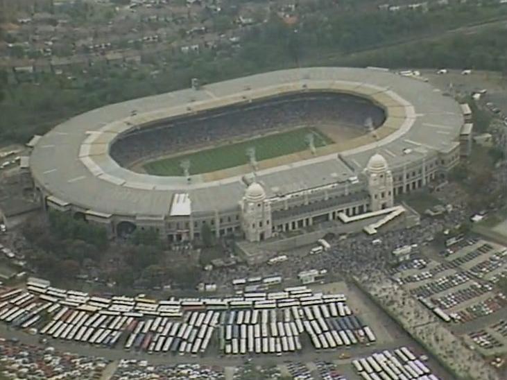 Visite du stade historique de Wembley en 1981