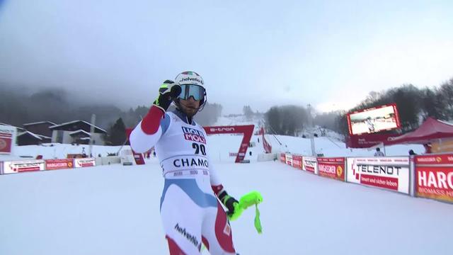 Chamonix (FRA), slalom messieurs, 1re manche: Luca Aerni (SUI)