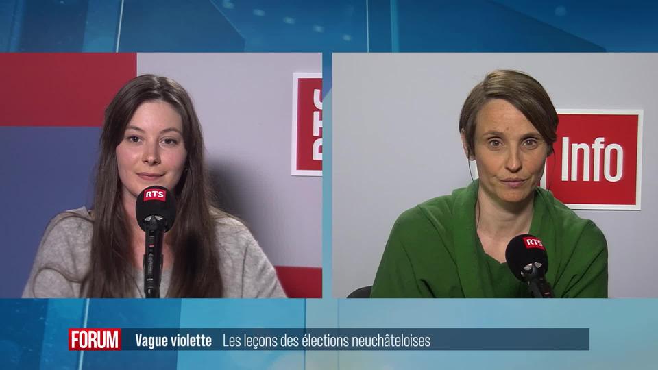 Le Parlement neuchâtelois devient majoritairement féminin: débat entre Claudine Esseiva et Pauline Schneider