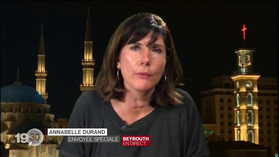 Annabelle Durand, envoyée spéciale de la RTS, en direct depuis Beyrouth