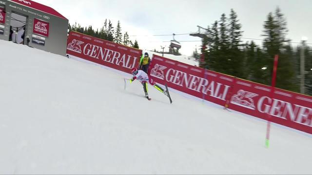 Are (SWE), slalom dames, 1e manche: Mélanie Meillard