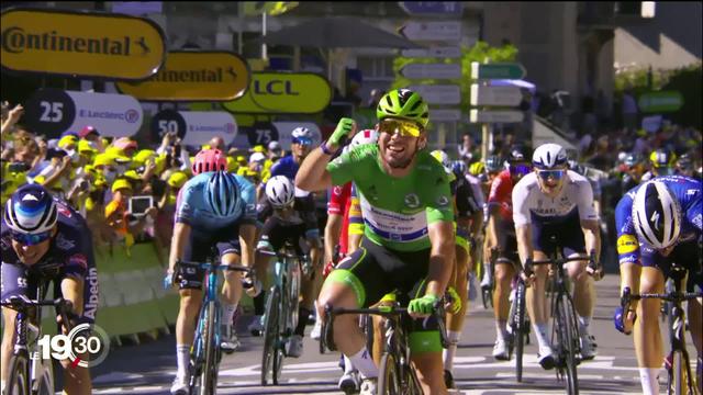 Mark Cavendish a remporté aujourd'hui la 13e étape du Tour de France, à Carcassonne