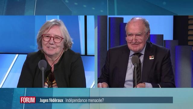 Le grand débat (vidéo) - Juges fédéraux: indépendance menacée?