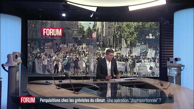 Les perquisitions à la Grève du climat Vaud pour appel à la grève militaire sont-elles proportionnelles? (vidéo)