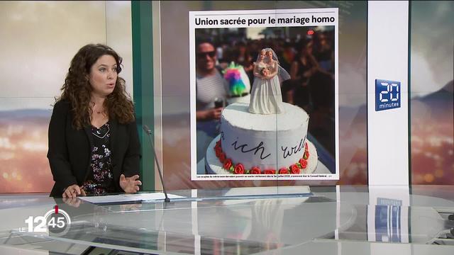 Tous les couples pourront se marier en Suisse: la revue de presse de Cynthia Gani
