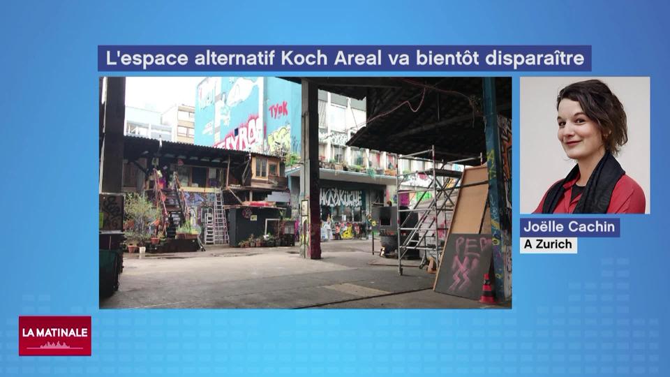 Le Koch Areal, le plus grand espace alternatif de Zurich, va bientôt disparaître (vidéo)