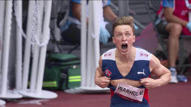 Athlétisme, 400m haies messieurs: Warholm (NOR) bat le record du monde et s'empare du titre olympique !