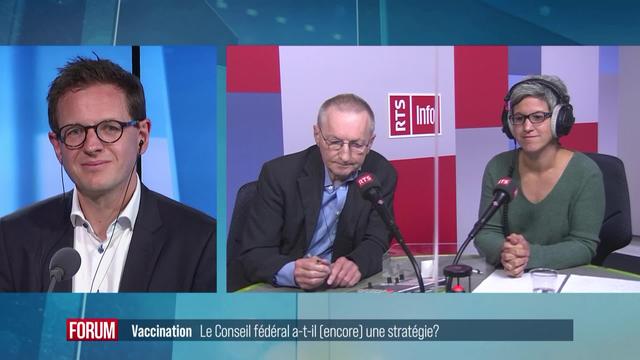 Forum des médias (vidéo) - Vaccination: le Conseil fédéral a-t-il (encore) une stratégie?