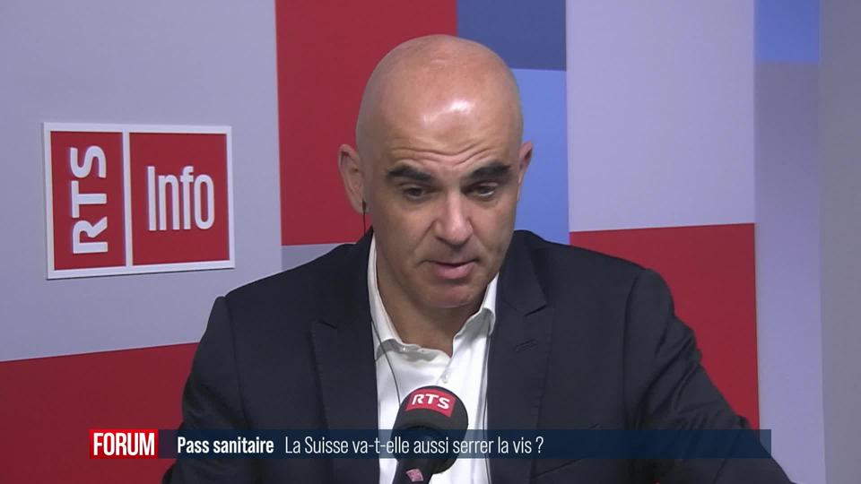 Pas de généralisation du certificat sanitaire en Suisse: interview d’Alain Berset