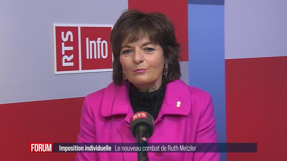 Journée des femmes : Une initiative pour l’imposition individuelle lancée notamment par Ruth Metzler