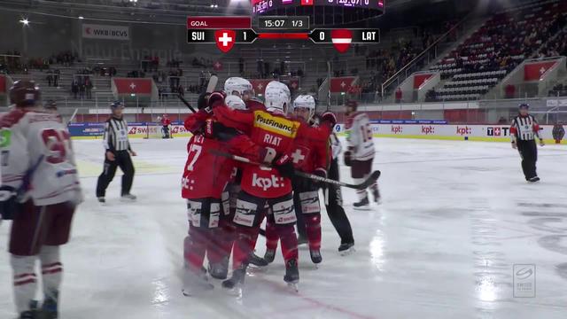Suisse - Lettonie (2-1): un match de préparation remporté par la sélection de Fischer
