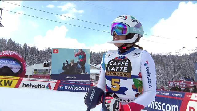 Lenzerheide (SUI), finales slalom dames, 1re manche: Michelle Gisin (SUI)