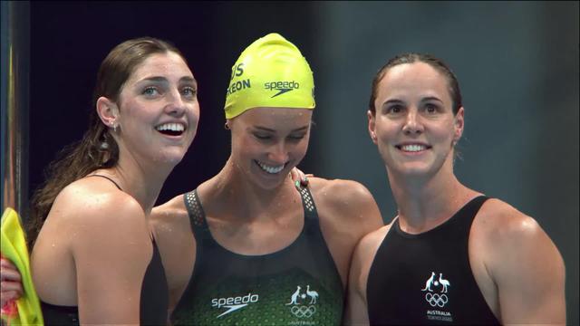 Natation, 4 x 100 m dames: les Australiennes établissent un nouveau record du monde !