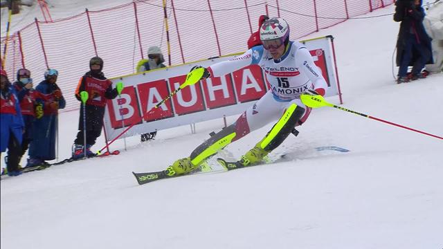 Chamonix (FRA), slalom messieurs, 2e manche: Daniel Yule (SUI)