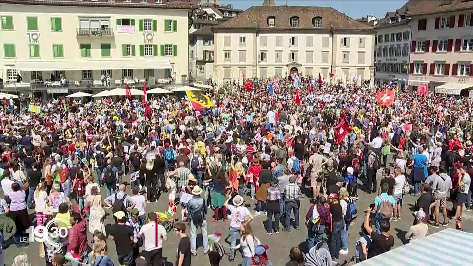 Rapperwil (SG): 4000 personnes rassemblées pour protester contre les mesures sanitaires