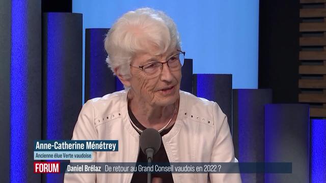 Daniel Brélaz de retour au Grand Conseil vaudois en 2022 ? Interview d’Anne-Catherine Ménétrey (vidéo)