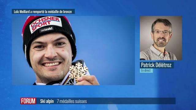 Ski: Michelle Gisin et Loïc Meillard décrochent le bronze en combiné alpin