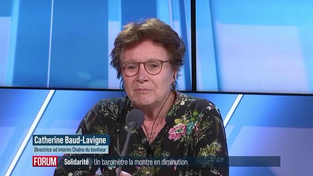 La semaine de la solidarité débute dimanche en Suisse: interview de Catherine Baud-Lavigne