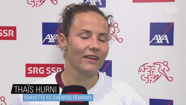 Women's Super League: Thaïs Hurni (Servette), à l'interview
